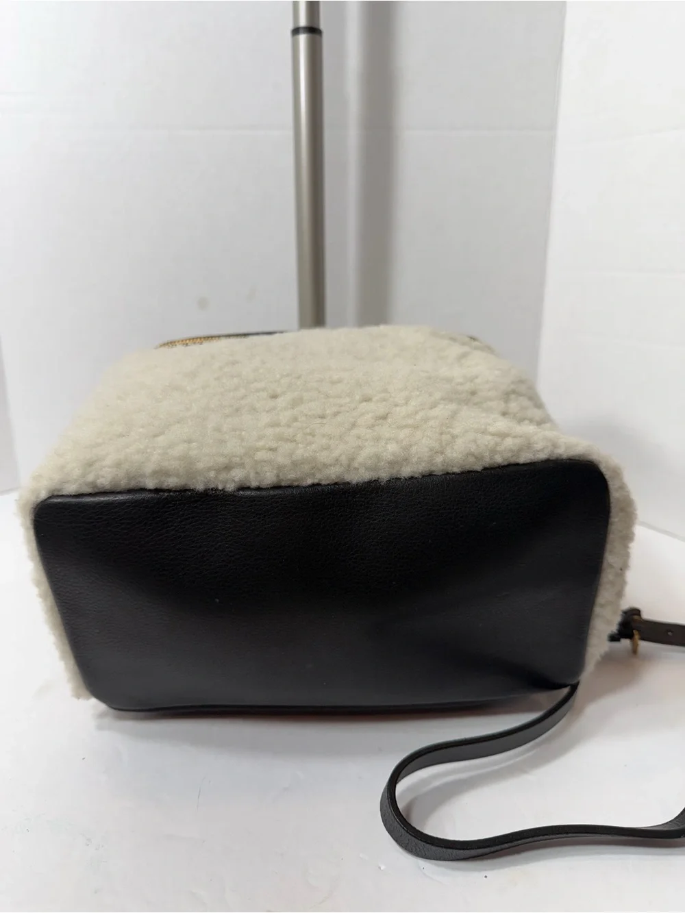 NWT Mini Rough Night Crossbody in with Shearling by Kempton & Co. $450 - Picture 5 of 6